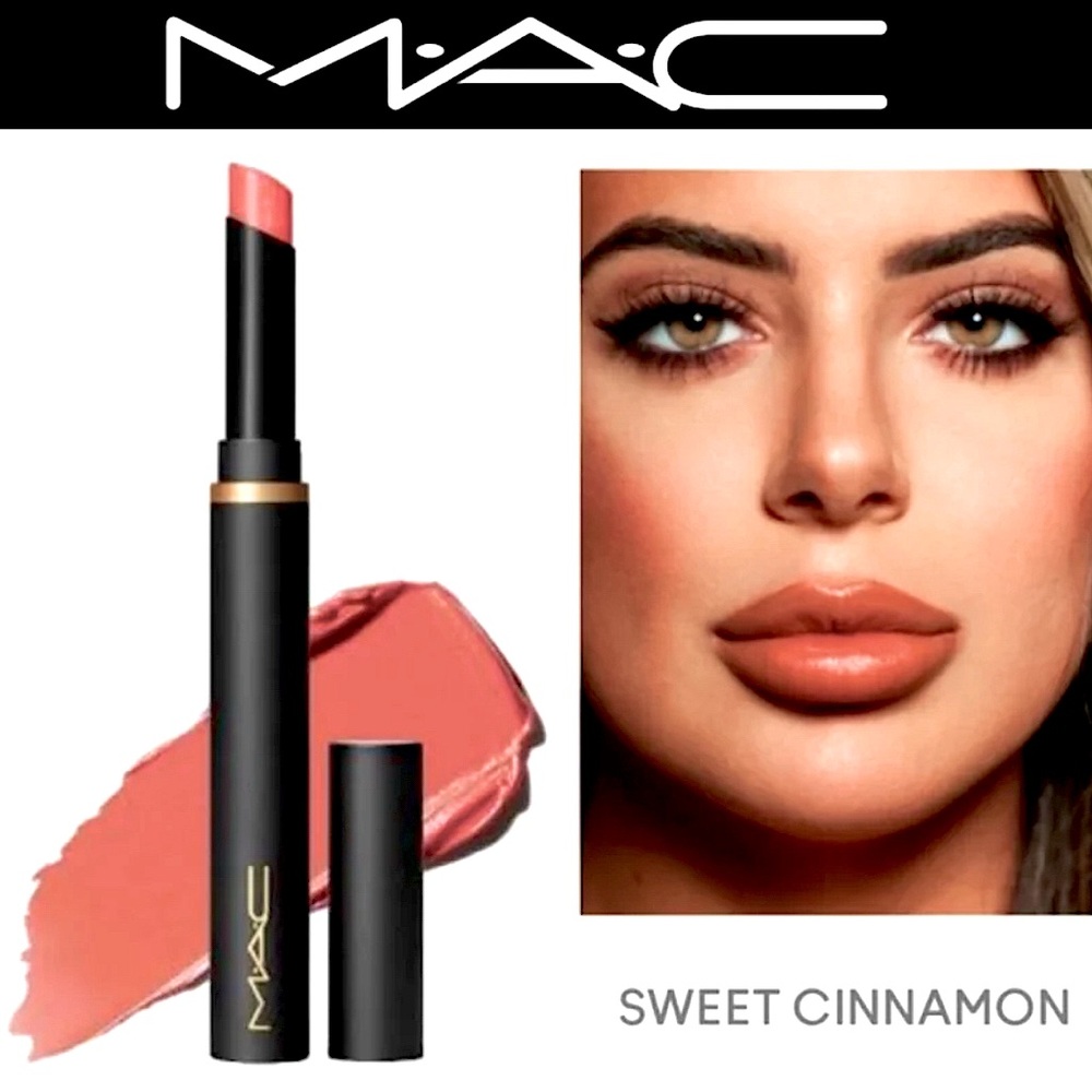 MAC Cosmetics Powder Kiss Velvet Blur Slim Stick Lipstick - Sweet Cinnamon (893)